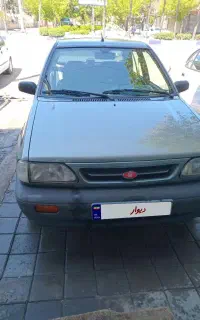 پراید۸۵دوگانه کارخانه بی رنگ کار کرد ۱۸۰