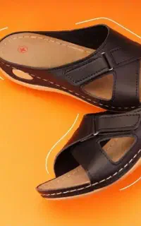 دمپایی زنانه دست دوز طبی مدل فریبا (عُمده)