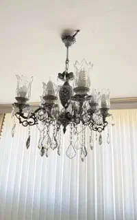 لوستر ۸ شاخه برنزی