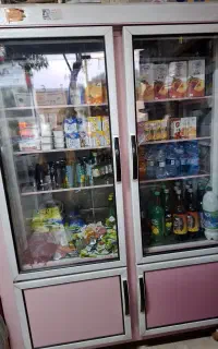یخچال ایستاده دو در کار کرده تمیز