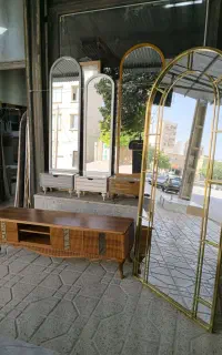 آینه قدی کتیبه‌دار طلایی 82×192