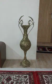 گلدان وساعت برنز