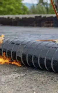 ایزوگام، قیرگونی، آسفالت سرد و گرم