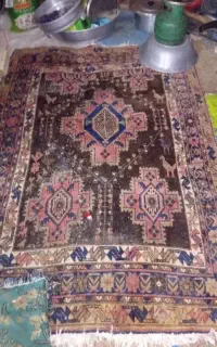 گلیم دست بافت قدیمی