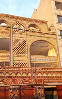 اجرای نمای ساختمان سنگ وسفال