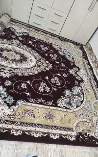 یک عدد فرش 12متری بسیار تمیز وکاملانو قیمت عالی