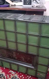 بخاری نیک کالا و میز کامپیوتر