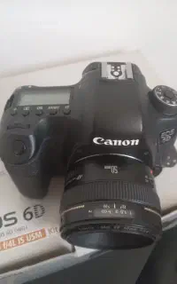 دوربین فول فریم کانن 6d با لنز f1.4