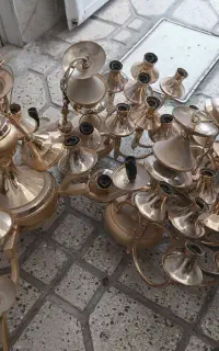 فروش*خریدار لوستر برنزی هستم(سالم وشکسته)کل البرز