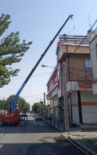 خدمات جرثقیل 7تن دکل بلند
