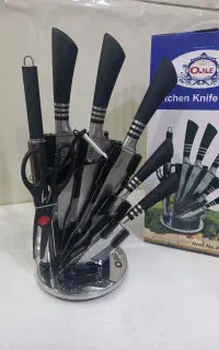 سرویس چاقو و ساطور 9 پارچه O.N.E