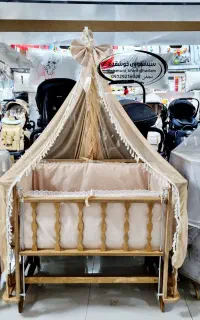 گهواره کنارمادر فرشته سایز ۱۲۰×۷۰ ، تخت نوزاد ننو