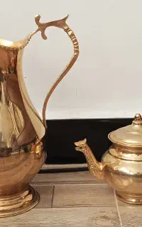 قوری و پارچ برنجی