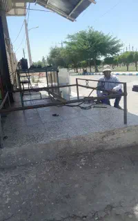 تخت چوبی شاسی آهن  کاملا نو بدون استفاده  ومحکم