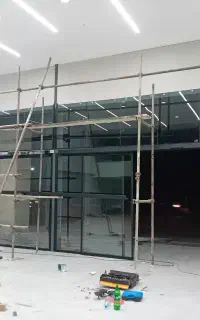 درب برقی،جک بازویی،شیشه سکوریت