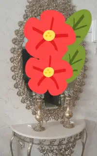 اینه و شمعدان برنزی