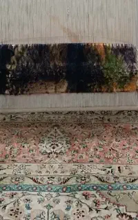 تابلو فرش کامل با وسایل و نقشه چهار باغ