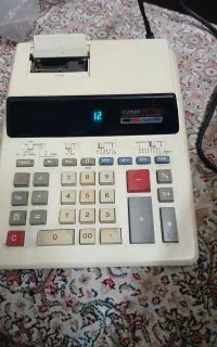 casio اصلی پرینتردار ماشین حساب