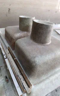 کلیه کار های فایبر گلاس با کادر مجرب