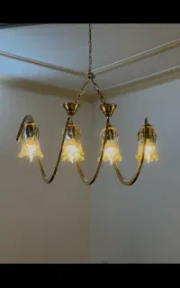 فروش لوستر و پرده پارچه ای و سینی