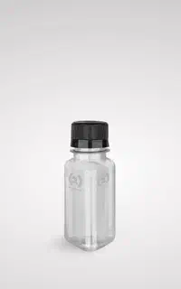 بطری پلاستیکی 75 سی سی طرح سه وجهی اکو