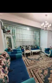 فروش پرده با والان و کابینت جزیره
