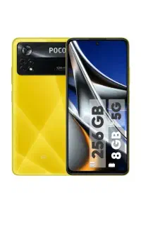 گوشی پوکو x4طلایی (زرد)5Gرم ۲۵۶