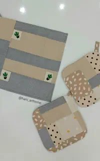 دستگیره و دستمال اشپزخانه