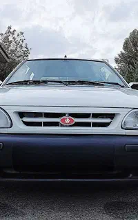 پراید خانگی 131 سفید  بدون رنگ  بدون ضربه