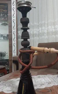 قلیون با تنه چوبی گردو با طعم مسکو