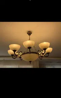 لوستر قدیمی ۸ شعله