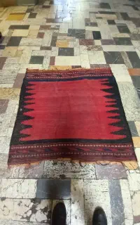 گلیم کارکرده ریزبافت