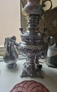 سماور گازی  قلم کاری ۶ لیتری