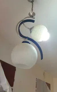 لوستر ۲حبابه