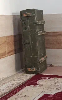 جعبه چوبی جای مهمات اصلی بزرگ