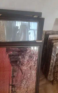فروش تعدادی تابلو قاب سلطنتی سفال وغیر...
