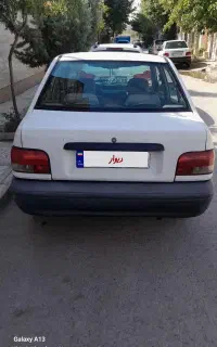 پراید مدل ۸۴ سفید
