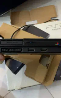 پلی استیشن2 اسلیمps2 slim بادسته وکابل وگیم فلشخور