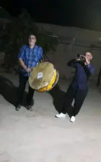ساز دهل برای اجرای مراسمات عروسی در استان همدان