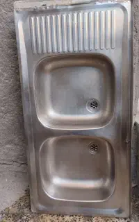 سینک دوقلو طول 80 عرض50
