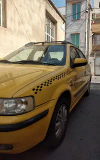 تاکسی سمند EF7 دوگانه شرکتی  بی رنگ