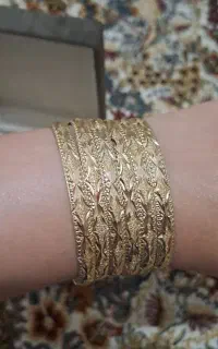 النگو ابکاری طلا شده و برند ژوپینگ رنگ ثابت