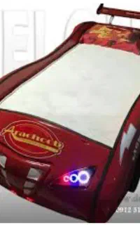 فروش تخت ماشینی پسرانه در حد نو