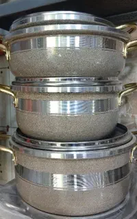 سرویس قابلمه گرانیتی 7 پارچه سایز متوسط
