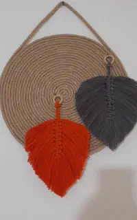 برگ مکرومه و شلف دیواری