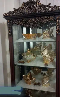 ویترین طرح دوطاووس پر نقش و زیبا و پهن