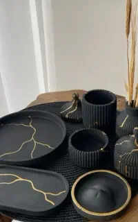 ظروف و دکوری سنگ مصنوعی