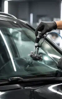 ترمیم ترک و سنگ خوردگی شیشه خودرو به صورت سیار