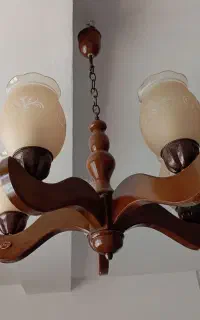 لوستر چوبی جنس خوب