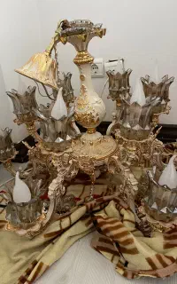 لوستر ده شاخه نو ۲عدد